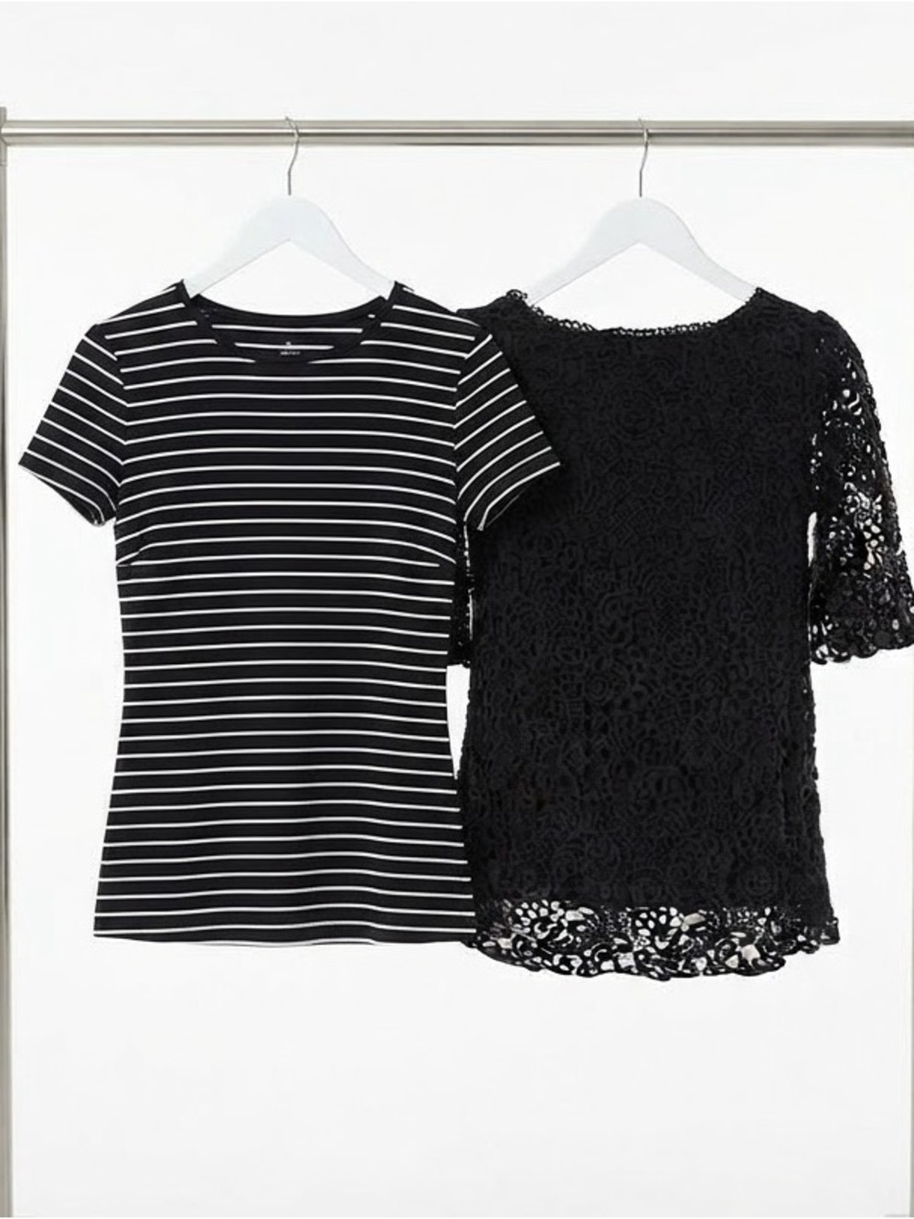 Women’s tops - Eri + Ali & White House Black Market 2-Shirt Bundle Size L Black